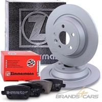 Zimmermann Bremsscheiben + BelÄGe Hinten FÜR Ford Focus 2 2.5 RS 09-