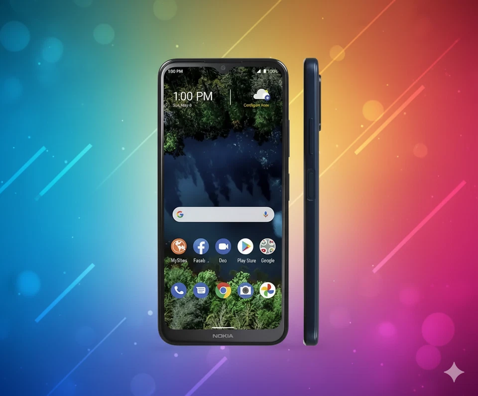 Nokia G100 32GB UNLOCKED Android SmartPhone Factory Reconditioned - SHIPS FREE! - Image 3 of 4