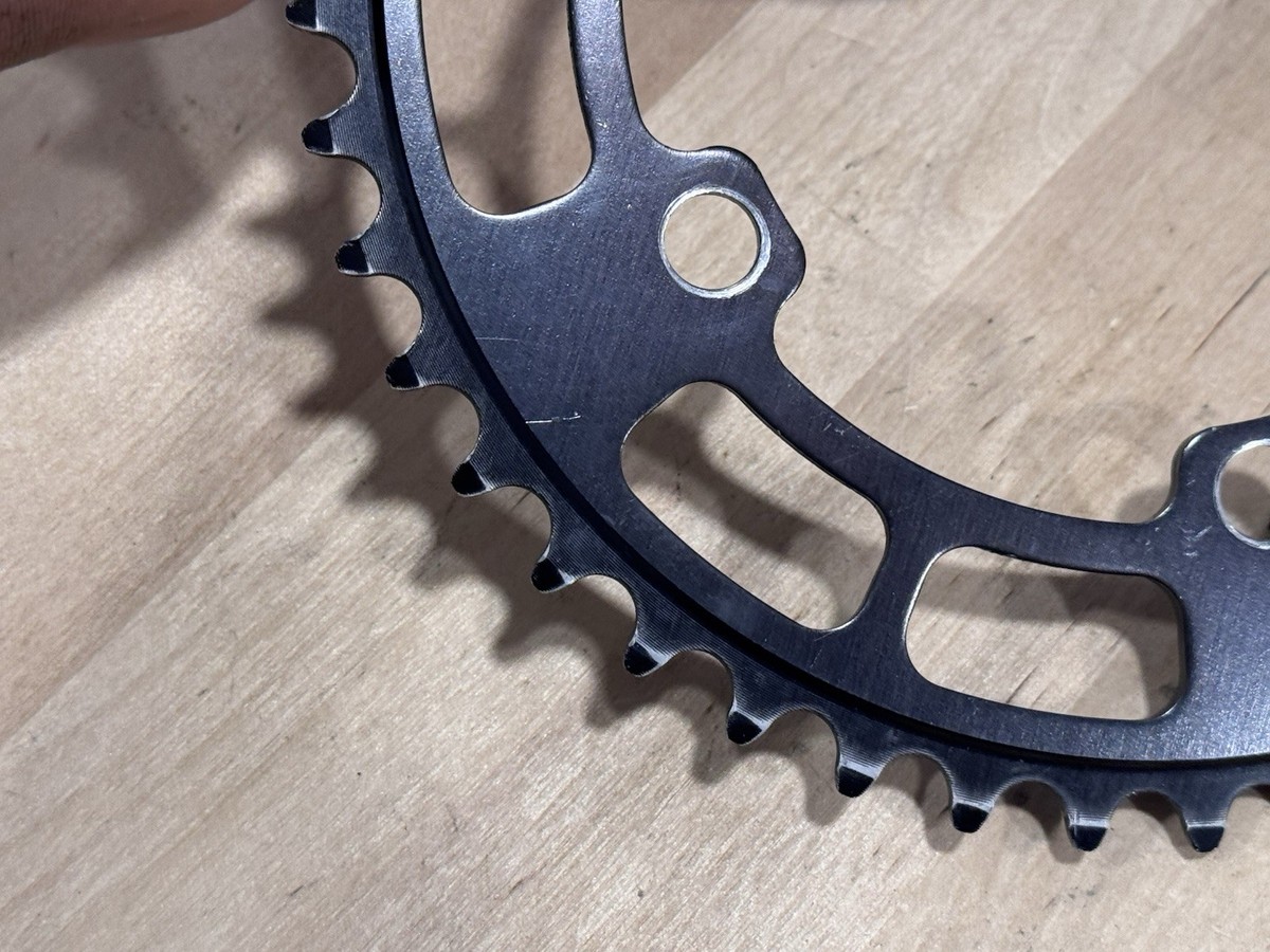 OLDSCHOOL SUPER DURALUMIN 44t CHAINRING OG BLACK NICE BMX