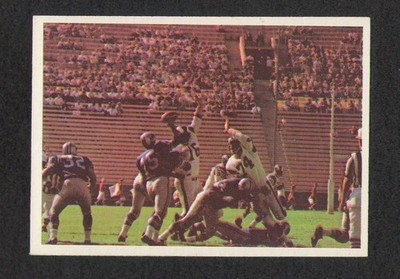 Vintage 1966 Detroit Lions vs Los Angeles Rams Card #78 EX++  Original Owner