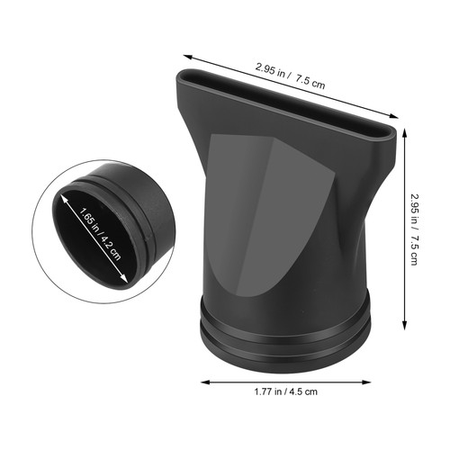 2 Pcs Hair Dryer Attachment Appliance Diffuser Nozzle Travel Hairdryer - Picture 11 of 11