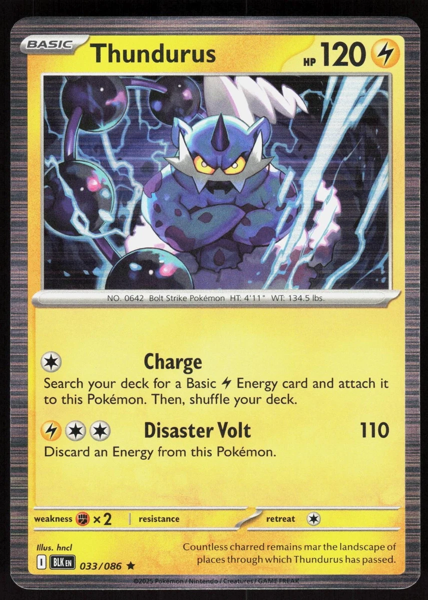 Thundurus Pokmon TCG Cards for sale | eBay