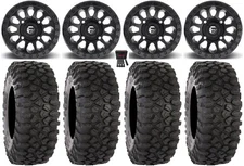 Fuel Vector MB 14" Wheels 32" XC450 Tires Kawasaki Teryx Mule