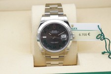 Rolex Datejust 41 126300 Wimbledon Grau Full-Set 2019