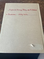 1970/71 - England tour of New Zealand & Australia  - England Team Autographs