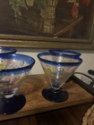 Kosta Boda Royal Caribbean Margarita Martini Glass Hand Blown Set Of  4 Colorful — photo 5