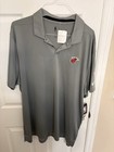 Nike Polo Shirt, Miami Heat Dri Fit, Size XXL/2XL, New, Grey — photo 1