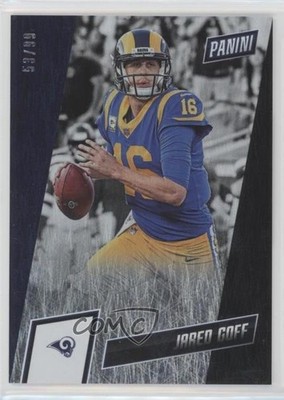 2019 Panini National Convention Magnetic Fur 53/99 Jared Goff #14 4h5