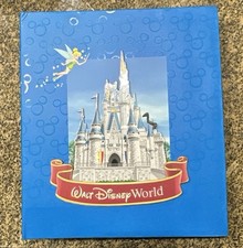 Vintage Walt Disney World Castle Tinker Bell Photo Album Memory Scrapbook