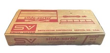 Vintage NOS Smith Victor Slide Sorter Model SS-1 Metal Storage Case With Box
