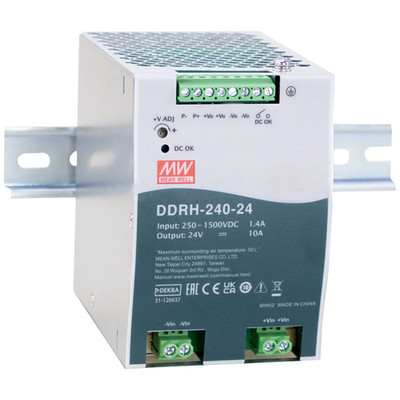 MEAN WELL DC/DC Wandler Netzteil Hutschienen 12V 200W DDRH-240-12 DIN-Rail27