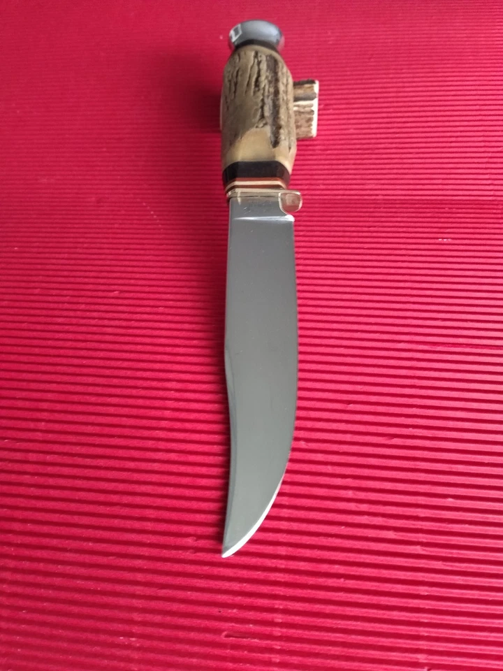 Solingen C. JUL. HERBERTZ Jagdmesser Hirschhorn Sammler Fahrten Messer Ledersch. - Bild 3 von 4