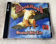 BLACKHAWK - Greatest Hits Live - CD & DVD Disc Set RARE VG GOLDENLANE RECORDS 