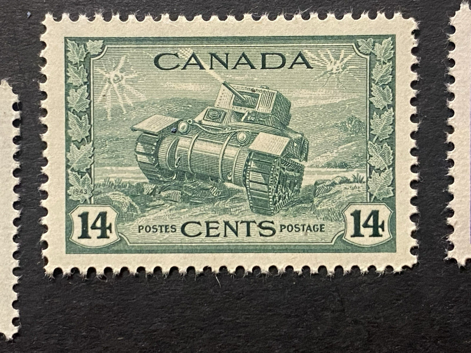 Canada #249-262 1942-43 George VI War Issue Set/14 MLH + 1 used