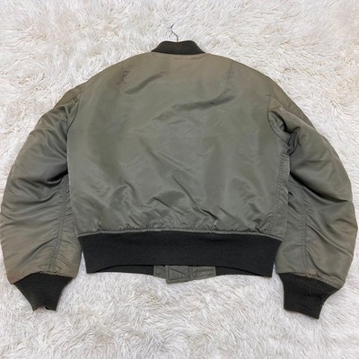 Buzz Rickson's MA-1 Early Model Flight Jacket USA Made Black Tag S