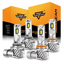 Auxbeam 90059006 Led Combo Csp Led Headlight Kit Light Bulbs Hilow Beam 6500k