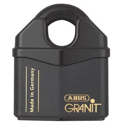 Abus 37/80 Kd Padlock, Keyed Different, Standard Shackle, Square Hardened Steel