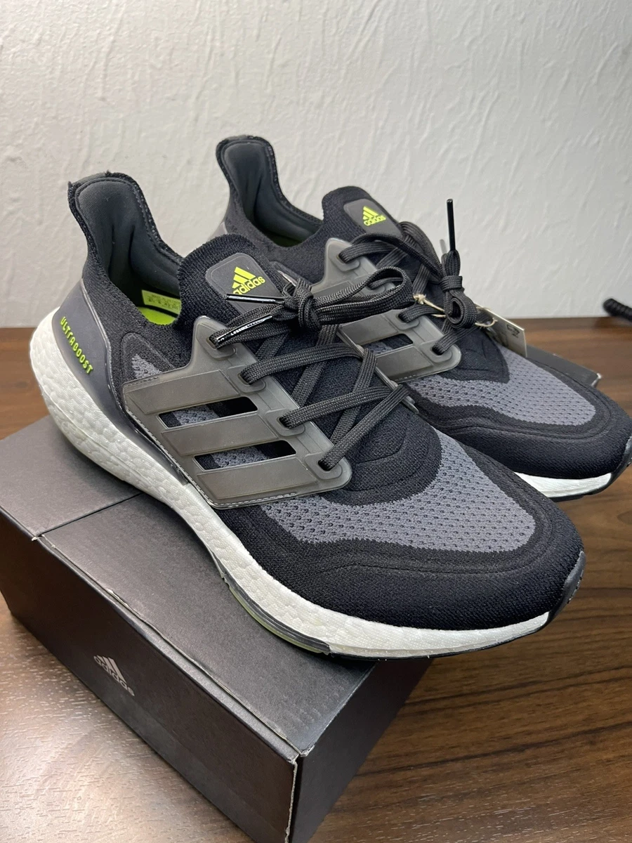 adidas UltraBoost 21 Black Silver Metallic | eBay display picture 2