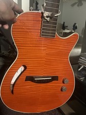 Gretsch G460 Acoustic-Electric Guitar 6 String Orange Maple Hollow Body