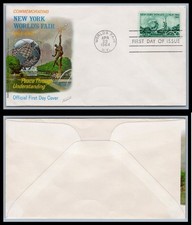 US FDC # 1244 5c NY Worlds Fair  Fleetwood  S.cancel 1965, 9Q5102