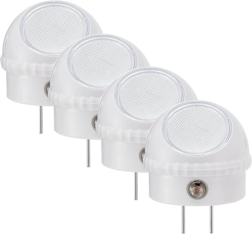 Maxxima MLN-10 LED Night Light with Dusk to Dawn Sensor (Pack of 4) Blue