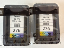 Genuine Canon CL-276 Color Ink Cartridge 2-Pack NEW Sealed No Box