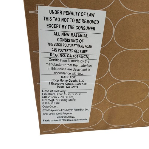 Coop The Original Adjustable Pillow Queen Size Pillow FREE SHIPPING! - Picture 9 of 9