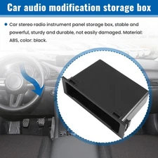Car Stereo Radio Dashboard Storage Box Mounting 1Din Kit storage box