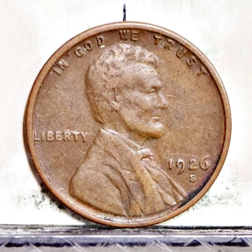 1926-S Lincoln Wheat Cent Fine Details, Scratches (#58796-L)