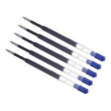 0.5mm Pen Ink Refills, 5 Pcs 3.9" Ballpoint Refill Fine Point, Blue