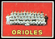 1967 Topps #302 Baltimore Orioles Baltimore Orioles Vintage Baseball Card