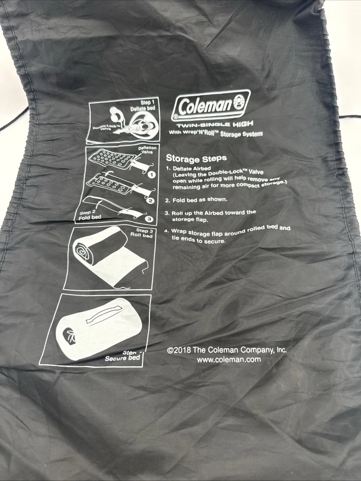 Cama rápida doble Coleman con almacenamiento en rollo Wrap 'N' Foto 3 de 3