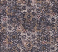 Livingwalls New Walls, Fliesentapete, Lila, Braun 373914
