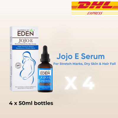 Natural Vitamin E Serum x 4 Stretch Marks & Hair Fall Repair 50ml - DHL Express