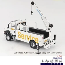 1:50 DM CAT CT660 Auto-Crane Titan 85 Body & Miller EnPak Machine Diecast Model