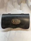 U.S. Civil War Cartridge Box with Brass “US” Plate (c. 1861–1865)