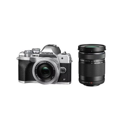 Olympus OM-D E-M10 Mark IV + ED 14-42mm EZ + ED 40-150mm F4-5.6 R (Silber)