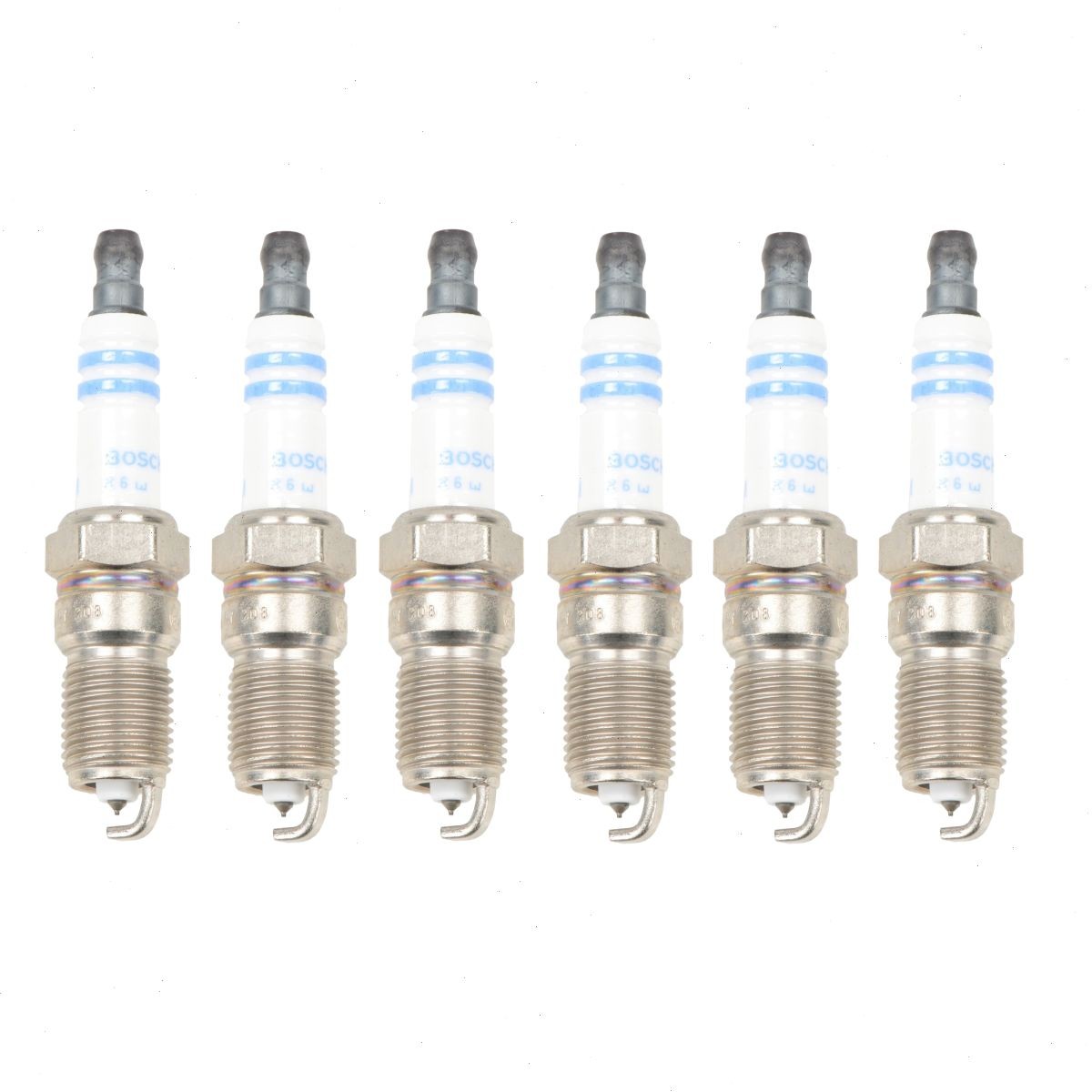 6 pc Bosch Double Platinum Spark Plugs for 2000-2005 Chevrolet Impala 3.4L sm