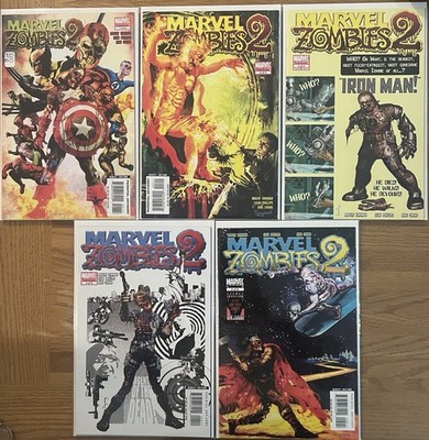 MARVEL ZOMBIES 2 #1 2 3 4 5 NM 1-5 ROBERT KIRKMAN ARTHUR SUYDAM MARVEL COMICS