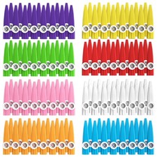 120 pcs 8 Colors Plastic Kazoos Musical Instruments for kids, Operation Chris...