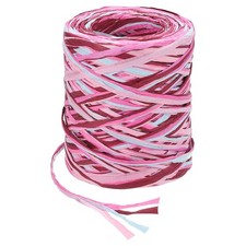Raffia Ribbon, 120m/394ft Paper Ribbon Blue/Pink/White/Red 
