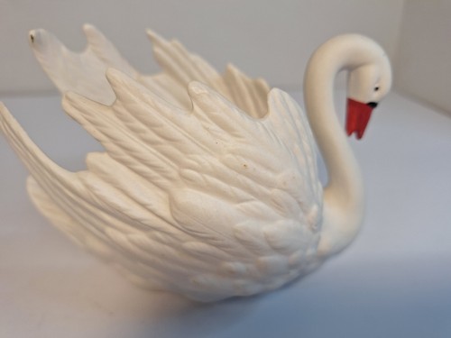 Gobel Porcelain Swan Figurine/Planter W. Germany. - Picture 2 of 8