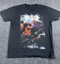Vektor Terminal Redux Band Tee Black Large Metal Tour Shirt 21x26.5