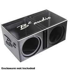 B2 Audio Logo Engraved Acrylic Lid for Dual RIOT 2.5" 3D Boxes