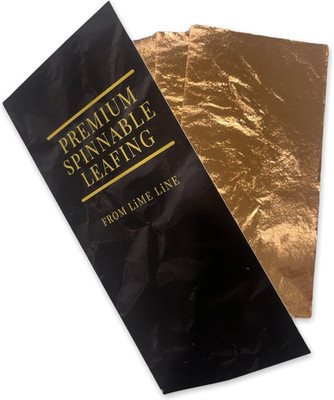 Lime Line Spin-Able Automotive Grade Metal Leafing (Copper)