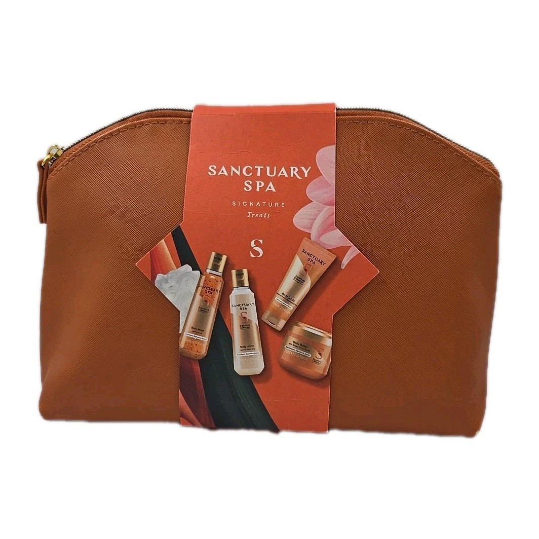 Sanctuary Spa Signature Treats Gift Set, Vegan, Damaged Packaging.