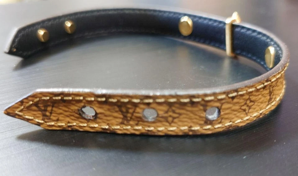 Pulsera Louis Vuitton M6597 Monograma Floreciente Marrón con Caja Auténtica Usada YK962 Foto 2 de 4