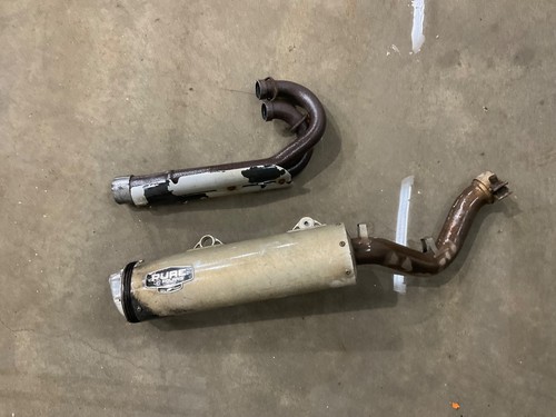 USED POLARIS PURE EXHAUST MUFFLER SILENCER HEADER PIPE 2003-2007 PREDATOR 500