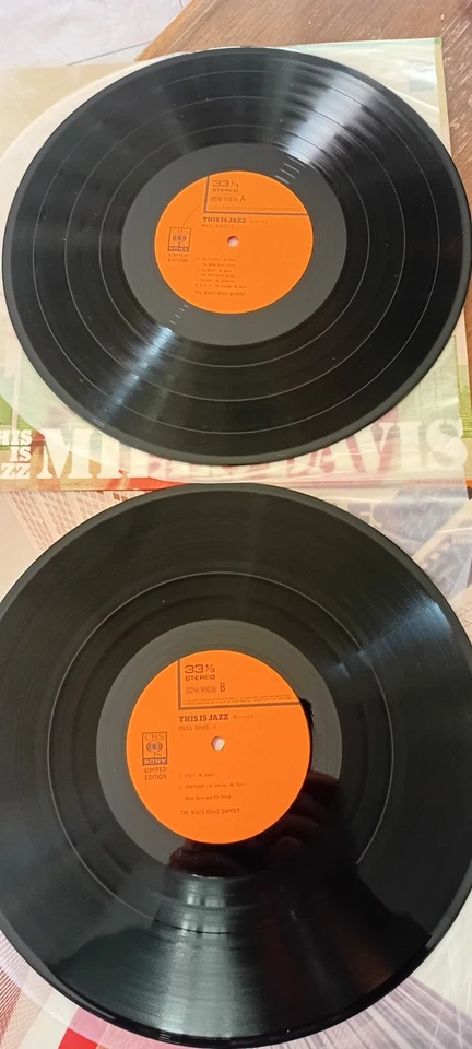 miles davis RARE JAZZ SONY JAPAN 1971 hors commerce MINT CONDITION 2 X LP - Photo 4/4
