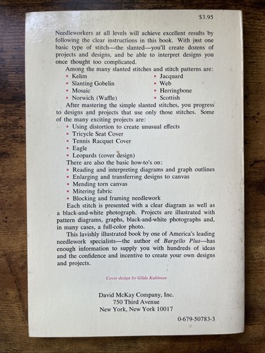 Mira Silverstein's Guide to Slanted Stitches - Needlepoint - Vintage 1977 - Picture 2 of 2